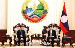Lãnh đạo Lào đánh giá cao sự hợp tác giữa Bộ Tư pháp hai nước Lào và Việt Nam 